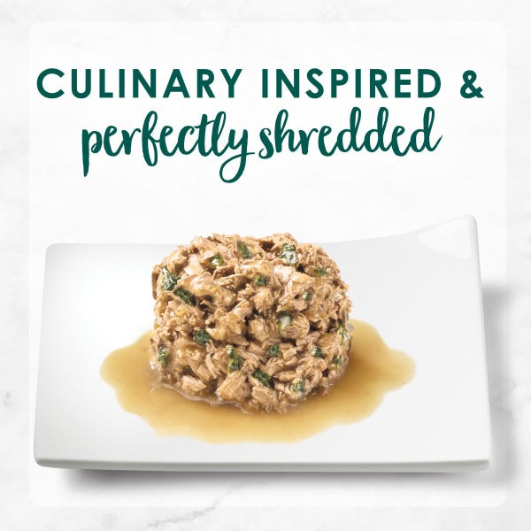 Purina Fancy Feast Wet Cat Food, Medleys Shredded Turkey Fare With Garden Greens in a Savory Broth DestGlow