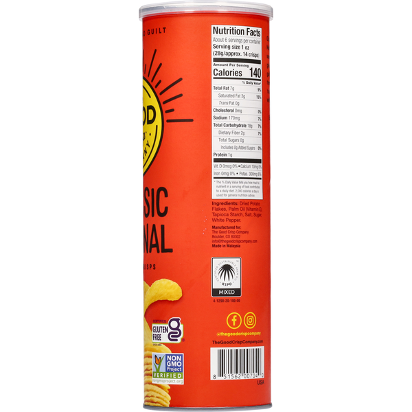 The Good Crisp Company Classic Original Potato Crisps