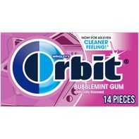 Orbit Gum Bubblemint Sugar Free Chewing Gum Single...
️