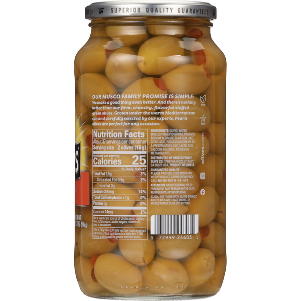 Pearls Pimiento Stuffed Queen Olives DestGlow