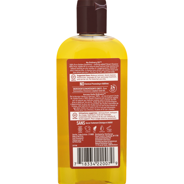 Desert Essence Jojoba Oil, 100% Pure