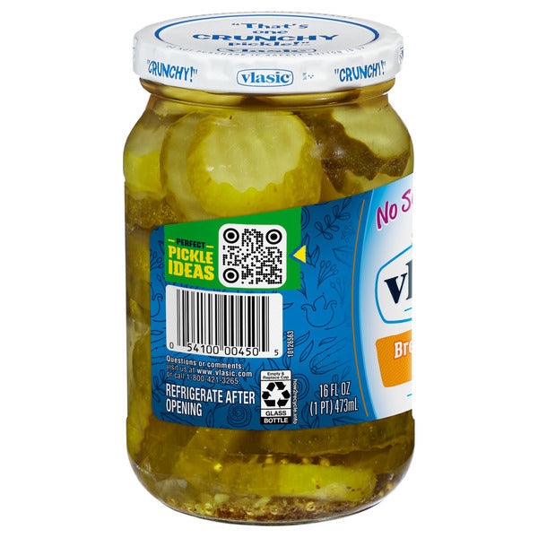 Vlasic No Sugar Added Bread & Butter Pickle Chips