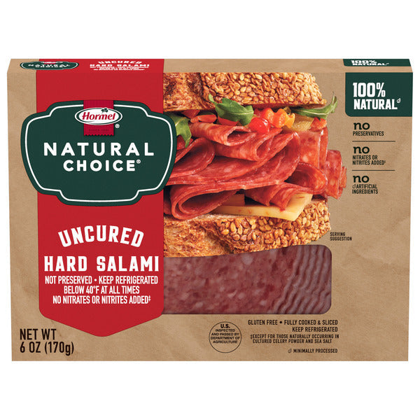 NATURAL CHOICE Natural Choice Uncured Hard Salami