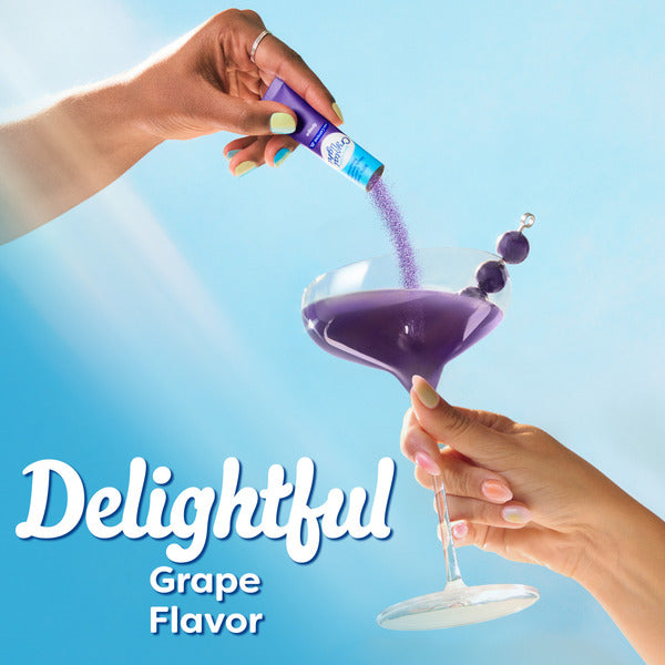 Crystal Light Grape Powdered Drink Mix with Caffeine