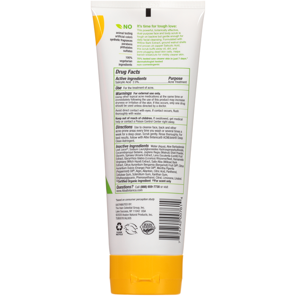 Alba Botanica Maximum Strength Face & Body Scrub