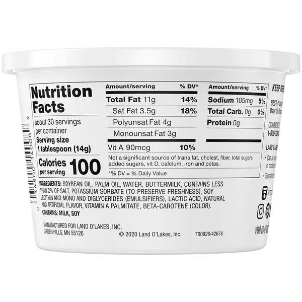Land O Lakes Margarine, Spreadable