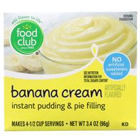 Food Club Banana Cream Instant Pudding & Pie Filli...
️