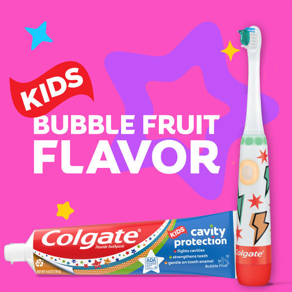 Colgate Cavity Protection Toothpaste, Bubble Fruit