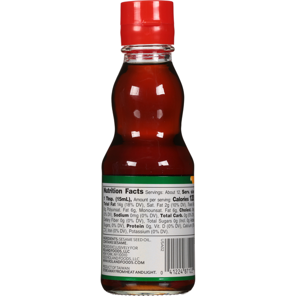 Roland Foods Sesame Oil, Toasted, Expeller Pressed