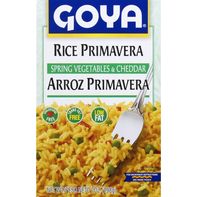 Goya Rice Primavera, Spring Vegetables & Cheddar️