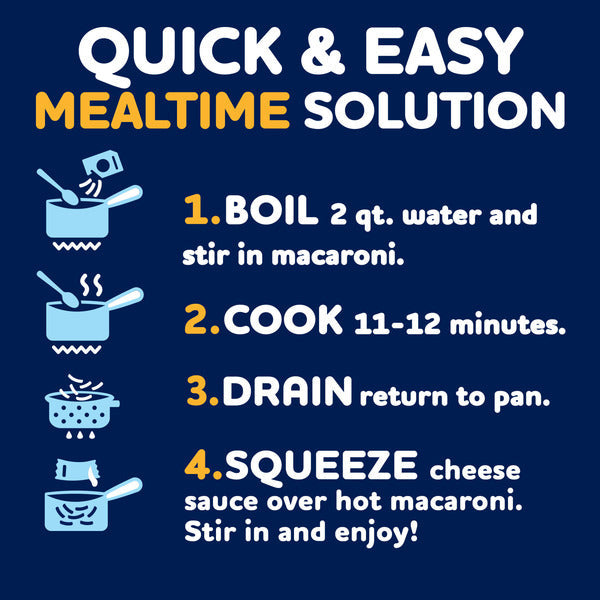 Kraft Mac & Cheese Macaroni and Cheese Dinner with Sauce made from 2% Milk Cheese