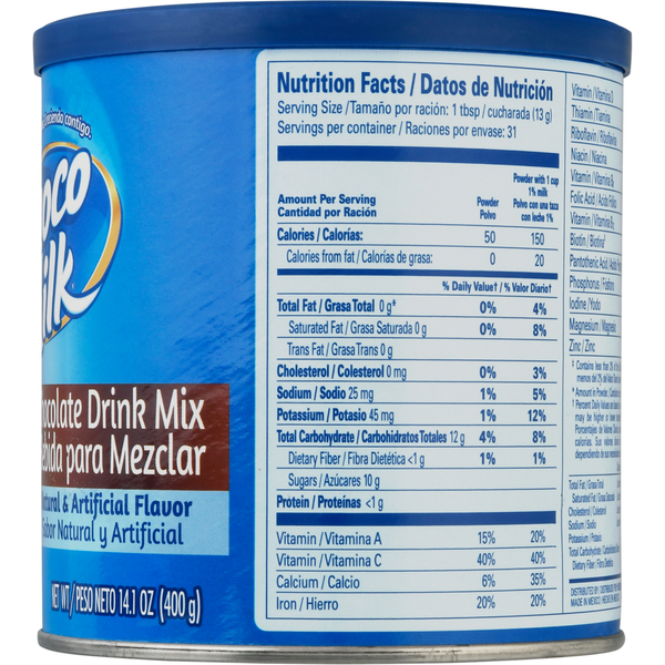 Choco Milk Drink Mix, Chocolate