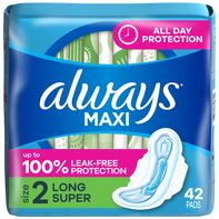 Always Maxi Super Pads With Wings️