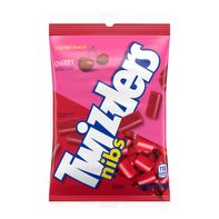 TWIZZLERS NIBS Cherry Flavored Licorice Style, Candy Bag, 6 oz