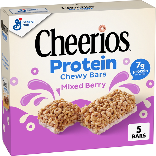Cheerios Protein Chewy Snack Bars Mixed Berry