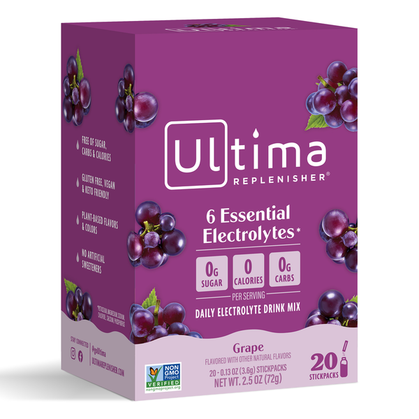 Ultima Replenisher Daily Electrolyte Mix, Grape