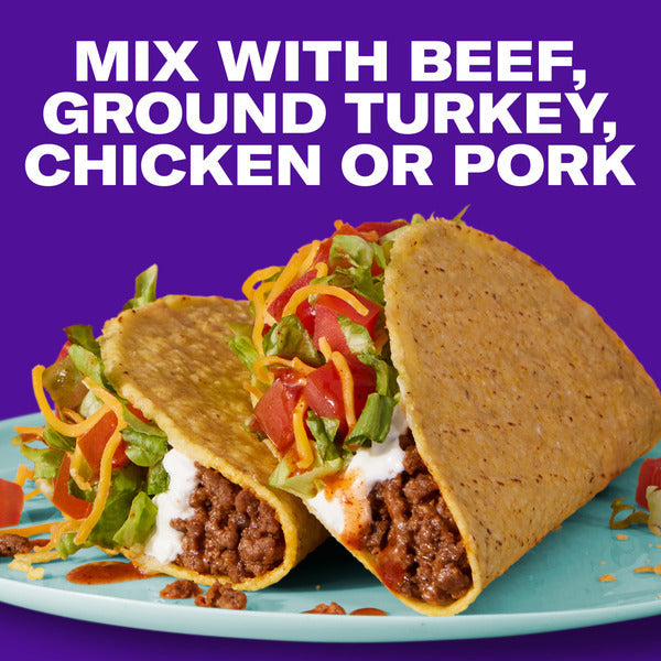 Taco Bell Reduced Sodium Taco Seasoning Mix with 25% Less Sodium