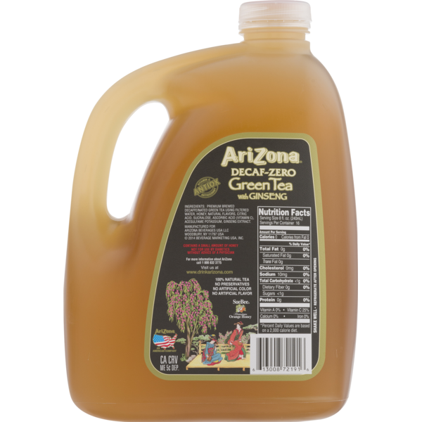 AriZona Decaf-Zero Green Tea Ginseng