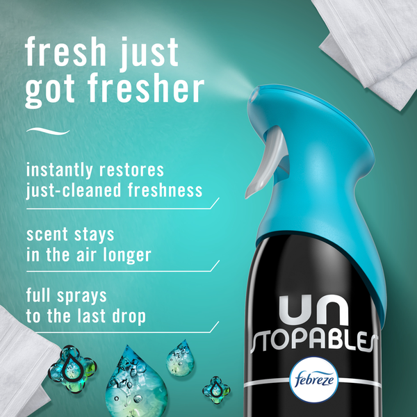Febreze Air Mist Air Freshener Spray, Unstopables Fresh Scent