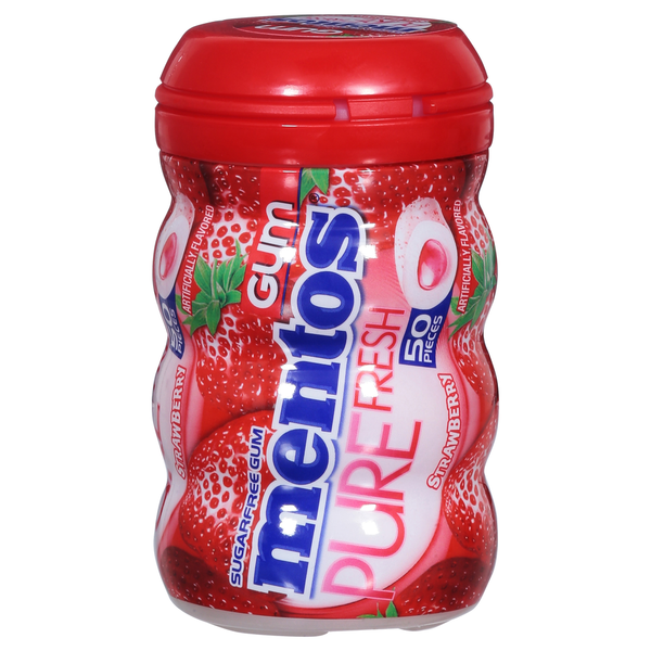 Mentos Gum, Sugarfree, Strawberry