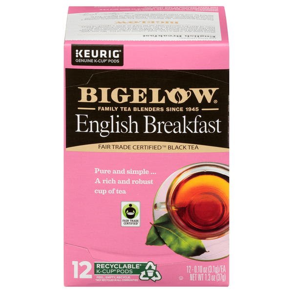 Bigelow English Breakfast Black Tea 12 K-Cup