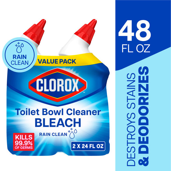 Clorox Toilet Bowl Cleaner, Rain Clean