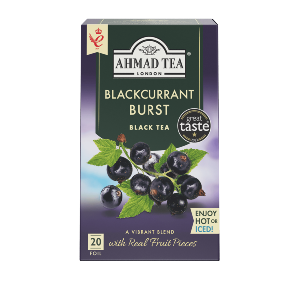 Ahmad Tea Blackcurrant Burst Black Tea Bags