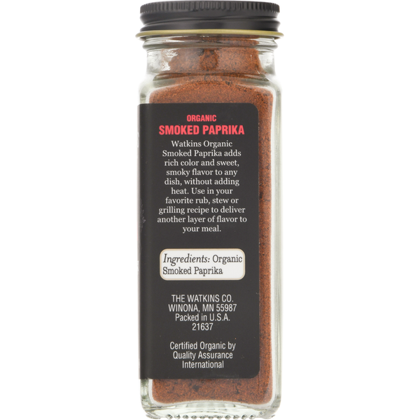 Watkins Paprika, Organic, Smoked