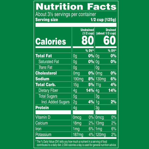 Del Monte 50% Less Sodium Sweet Peas