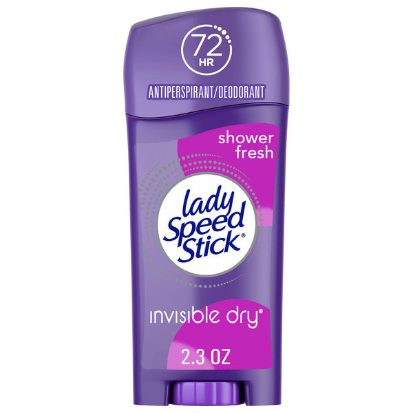 Lady Speed Stick Invisible Dry Antiperspirant Deodorant, Shower Fresh