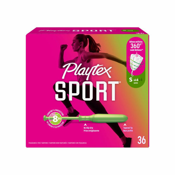 Playtex Tampons, Plastic Applicator, Super, Fragrance-Free