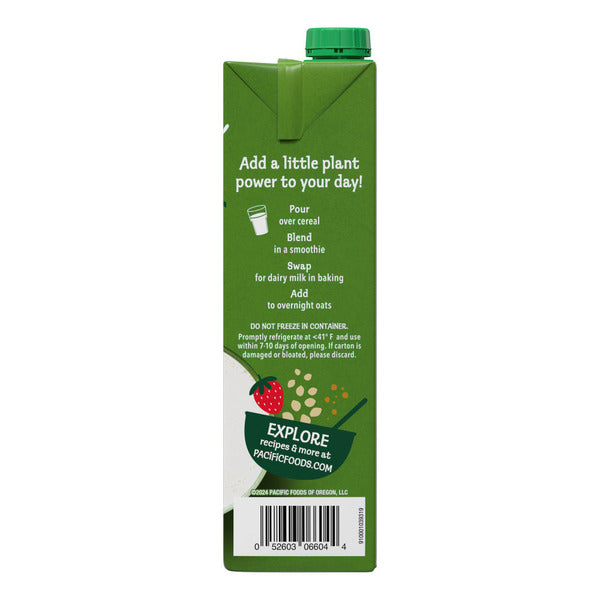 Pacific Foods Unsweetened Vanilla Hemp Milk