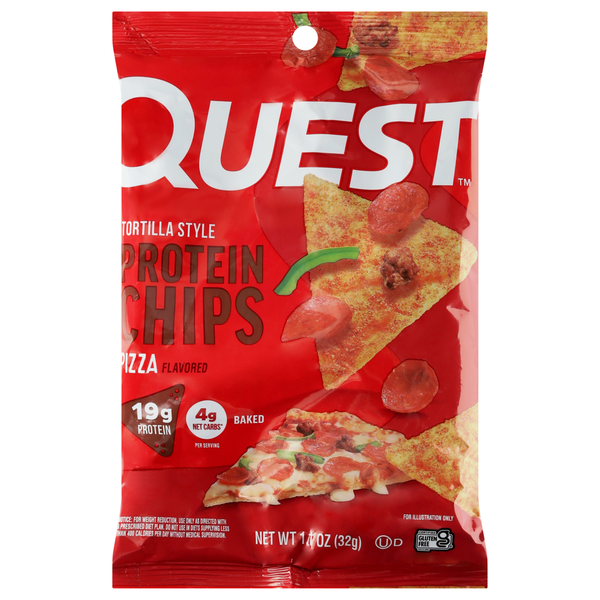 Quest Tortilla Style Pizza Flavored Protein Chips