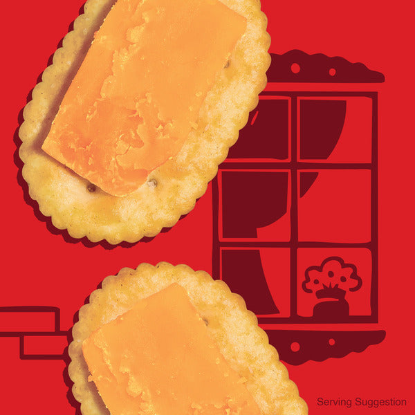 Town House Original Oven Baked Crackers, Salty Snacks, Family Size, 20.7 oz DestGlow