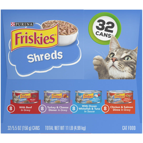 Purina Friskies Gravy Wet Cat Food , Savory Shreds