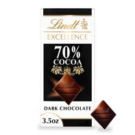 Lindt Excellence 70% Cocoa Dark Chocolate Candy Bar