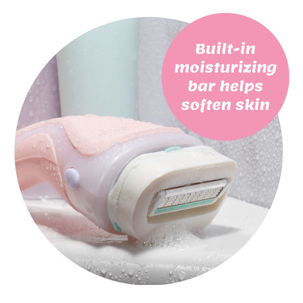 Schick Advanced Moisturizing Women’s Razor Handle Plus 2 Refill Razor Blade