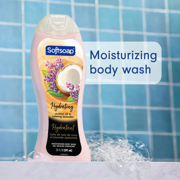 Softsoap Moisturizing Body Wash Gel, Coconut Oil & Lavender
