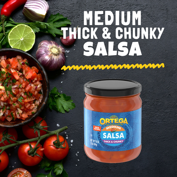 Ortega Medium Thick & Chunky Salsa