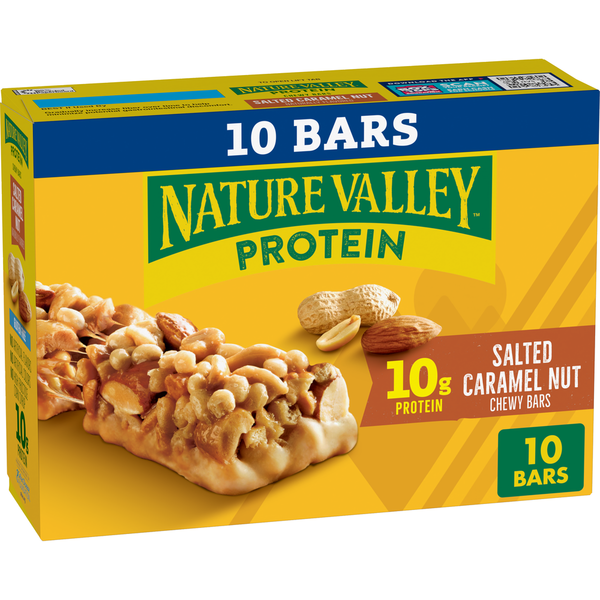 Nature Valley Chewy Protein Salted Caramel Nut Granola Bars