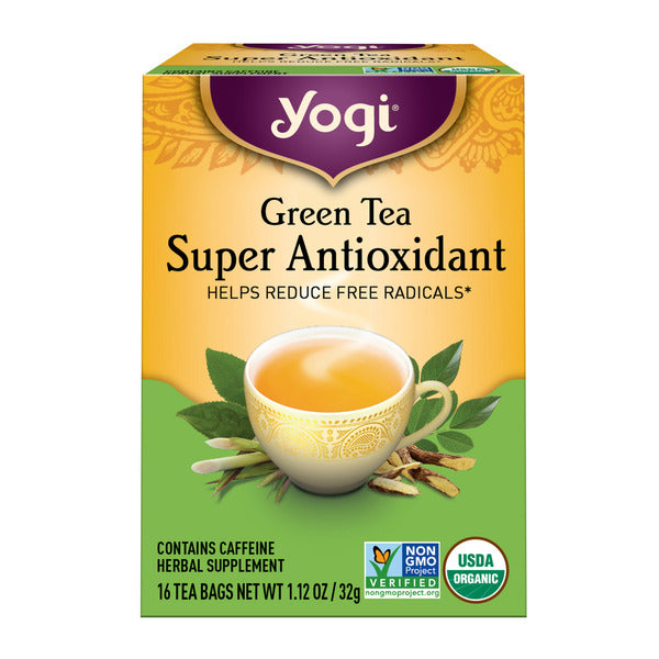 Yogi Tea Green Tea Super Antioxidant, Contains Caffeine