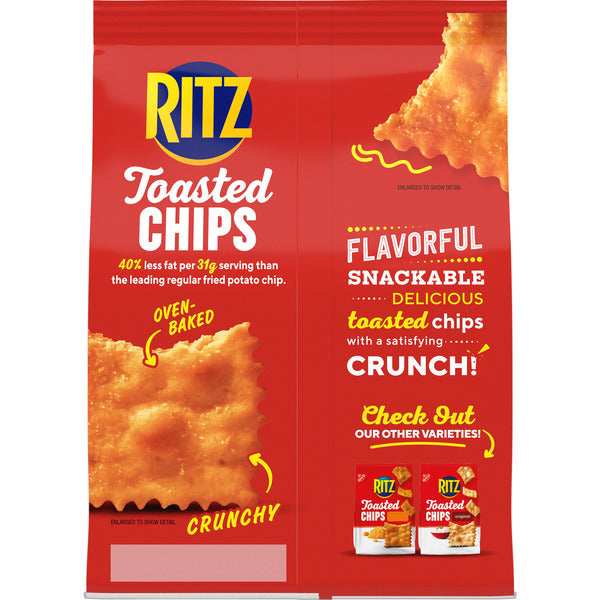 Ritz Toasted Chips Buffalo Crackers, Party Snacks 8.1 oz