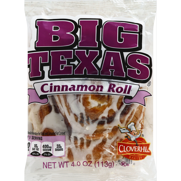Cloverhill Big Texas Cinnamon Roll