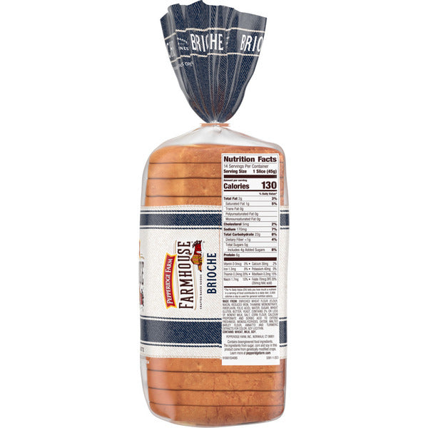 Pepperidge Farm Farmhouse Brioche Bread