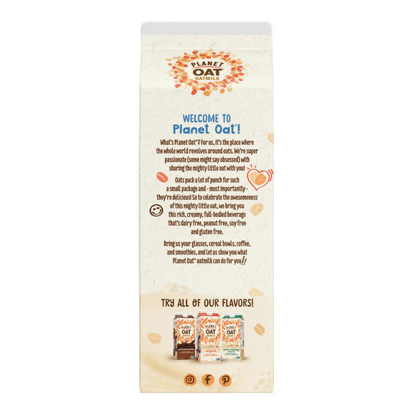 Planet Oat Vanilla Oatmilk