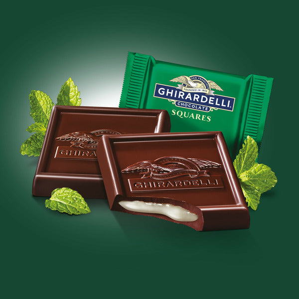 Ghirardelli Dark Chocolate Mint Squares