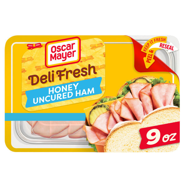 Oscar Mayer Deli Fresh Honey Uncured Ham Sliced Sandwich Lunch Meat