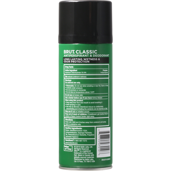 Brut Antiperspirant & Deodorant, Classic