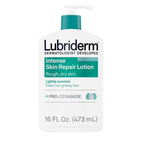LUBRIDERM Intense Skin Repair Lotion, Dry Skin, Vitamin E, 16 fl. oz