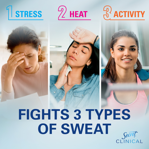 Secret Clinical Strength Soft Solid Antiperspirant and Deodorant, Free & Sensitive